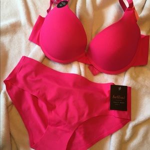 Bellini two piece push up bra and panty set
